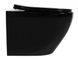 Підвісний унітаз REA CARLO MINI RIMLESS FLAT BLACK чорний