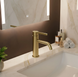 Смеситель для раковины REA FOSTER BRUSHED GOLD низкий