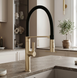 Смеситель для кухни REA LAGO BRUSHED GOLD