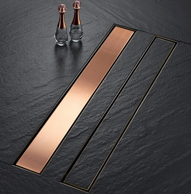 Трап для душа REA NEOX 80 PRO BRUSHED COPPER