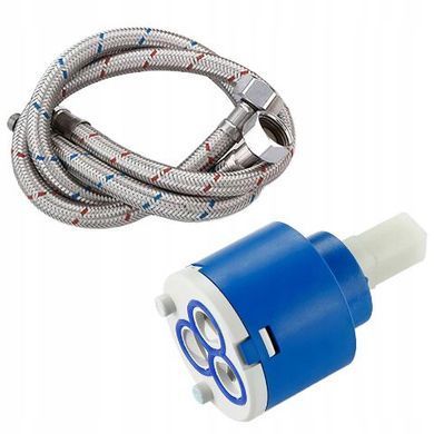 Смеситель для раковины (умывальника) REA POLO WHITE CHROME низкий