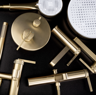 Душевая система REA GRACE BRUSHED GOLD + BOX скрытого монтажа
