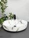 Умивальник (раковина) VBI UDINE CARRARA GLOSSY накладний