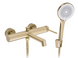 Смеситель для ванны REA FOSS BRUSHED GOLD с изливом