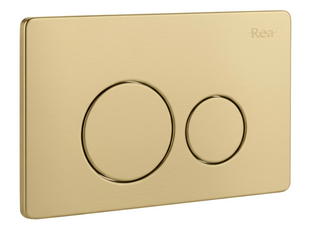 Кнопка змиву для інсталяції REA I BRUSHED GOLD