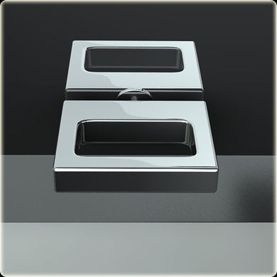 Змішувач для раковини (умивальника) KOHLMAN NEXEN-S CHROME + BOX прихованого монтажу