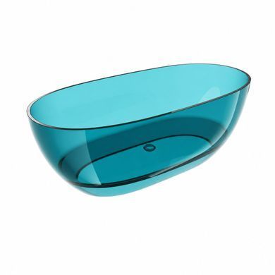 Ванна VBI VESUVIO BLUE 170 x 78 отдельностоящая стеклянная
