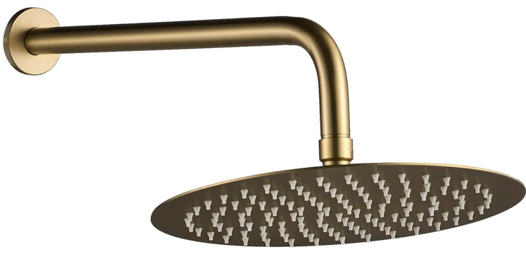 Душевая система REA LUNGO GRIP BRUSHED GOLD + BOX скрытого монтажа