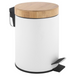 Кошик для сміття YOKA BIN WHITE BAMBOO 3л. для ванної кімнати *