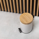 Кошик для сміття YOKA BIN WHITE BAMBOO 3л. для ванної кімнати *