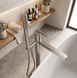 Смеситель для ванны REA GRACE NICKEL BRUSHED напольный