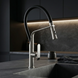 Змішувач для кухні REA CASTOR BLACK NIKIEL BRUSHED