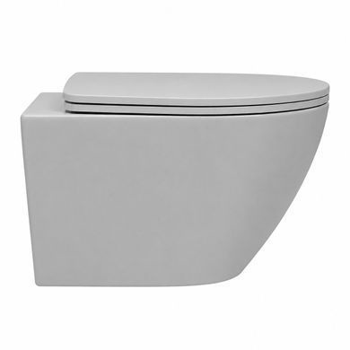 Подвесной унитаз VBI VULCANO LIGHT GREY MATT