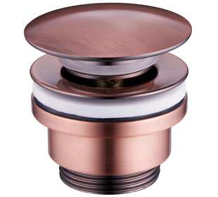 Донный клапан для раковины MEXEN CLICK-CLACK COPPER ROSE универсальный * MEX-79930-45