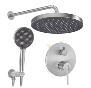Душевая система REA GRACE NICKEL BRUSHED + BOX скрытого монтажа
