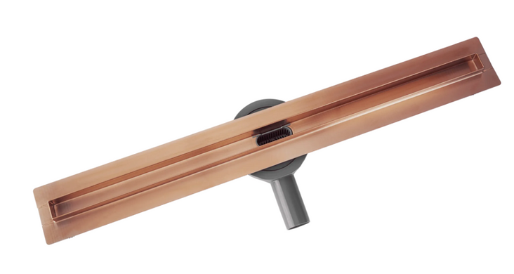 Трап для душа REA NEOX 80 SLIM PRO BRUSHED COPPER