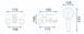 Смеситель для ванны и душа REA MAYSON BLACK черный настенный с изливом
