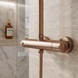 Душевой гарнитур REA PAROT BRUSHED COPPER с термостатом