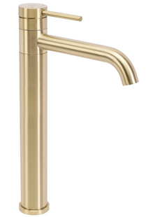 Змішувач для раковини (умивальника) REA LUNGIS BRUSHED GOLD високий