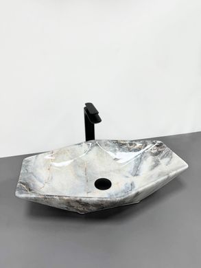 Умивальник (раковина) VBI VENEZIA S GRANIT GLOSSY накладний