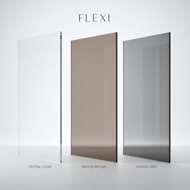 Душевая стенка REA FLEXI 140 TRANSPARENT CHROME