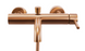 Смеситель для ванны и душа REA LUNGO BRUSHED COPPER настенный с изливом