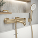 Смеситель для ванны REA ONTARIO SIDE BRUSHED GOLD с изливом