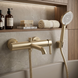 Смеситель для ванны REA ONTARIO SIDE BRUSHED GOLD с изливом