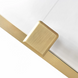 Душевая дверь REA MONTANA 130 BRASHED GOLD