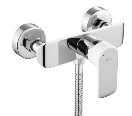 Смеситель для ванны REA BLOOM WHITE CHROME без излива