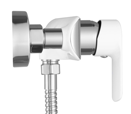 Смеситель для ванны REA BLOOM WHITE CHROME без излива