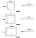 Душевой поддон REA SAVOY 80x100 BLACK
