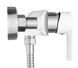 Смеситель для ванны REA BLOOM WHITE CHROME без излива