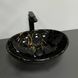 Умывальник (раковина) VBI PARMA MARBLE BLACK GLOSSY накладной