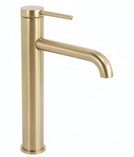 Змішувач для раковини REA SPOT BRUSHED GOLD високий