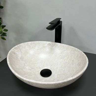 Умывальник (раковина) VBI PARMA LIGHT STONE MATT накладной