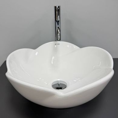 Умивальник (раковина) VBI ROSOLINI WHITE накладний