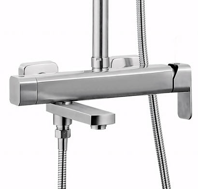 Душевой гарнитур REA ARLO NICKEL BRUSHED с изливом