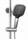 Душевой гарнитур REA ARLO NICKEL BRUSHED с изливом