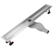 Душовий трап REA NEOX 50 SUPERFLOW BRUSHED STEEL 2в1