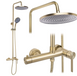 Душевой гарнитур REA FOSTER BRUSHED GOLD
