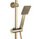 Душевой гарнитур REA BRAVO BRUSHED GOLD матовое золото с изливом *