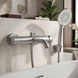 Смеситель для ванны REA ONTARIO SIDE NIKIEL BRUSHED с изливом