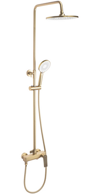 Душевой гарнитур REA AVALON BRUSHED GOLD матовое золото с изливом