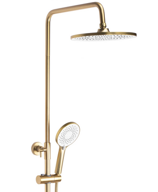 Душевой гарнитур REA AVALON BRUSHED GOLD матовое золото с изливом