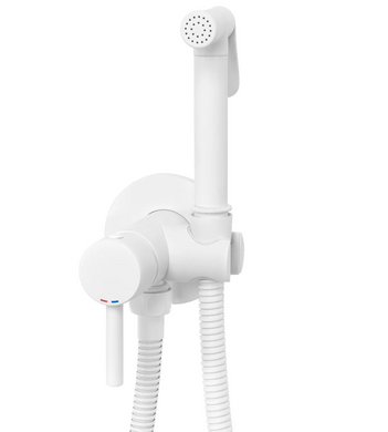Набор гигиенического душа REA LOOP WHITE MATT белый матовый
