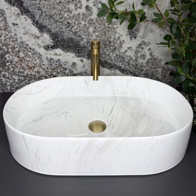Умывальник (раковина) VBI VERONA 60 NATURE MARMO GLOSSY накладной