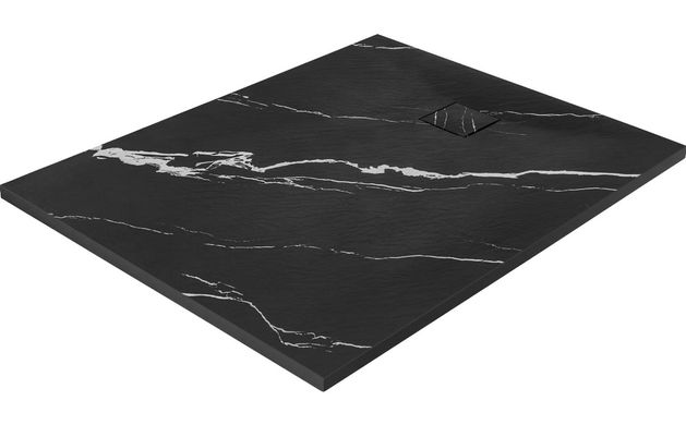 Душевой поддон REA MAGNUM 80X100 CARRARA BLACK