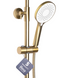Душевой гарнитур REA AVALON BRUSHED GOLD матовое золото с изливом