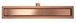 Трап для душу REA NEOX 90 BRUSHED COPPER
